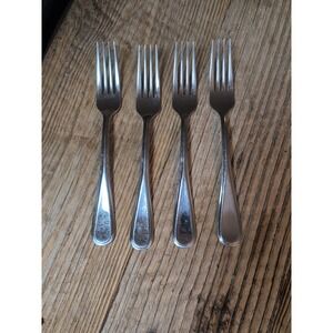 Mikasa Bravo Stainless Glossy 4 Dinner Forks 4 Pieces